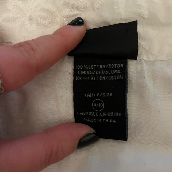 Vintage 100% Cotton Cottagecore Embroidered Midi Skirt - Picture 6 of 6